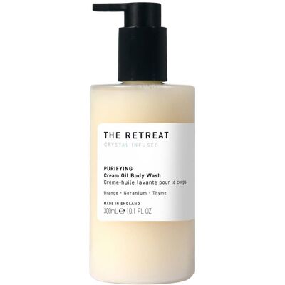 The Retreat Crystal Infused Purifying Cream Oil Body Wash 300 ml The Retreat Crystal Infused Purifying Cream Oil Body Wash 300 ml