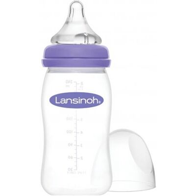 Lansinoh NaturalWave Babyflasche 240ml - Unterstützt natürliches Füttern Lansinoh NaturalWave Babyflasche 240ml - Unterstützt natürliches Füttern