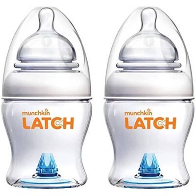 Munchkin Latch Bottle 0m+ 120 ml 2 stk. Munchkin Latch Bottle 0m+ 120 ml 2 stk.