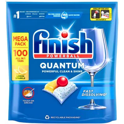 Finish Quantum All in One Geschirrspültabs Zitrone - Geschirrspültabs Finish Quantum All in One Geschirrspültabs Zitrone - Geschirrspültabs