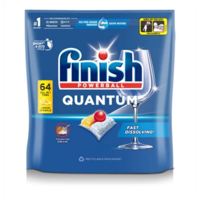Neophos Finish Quantum Lemon Opvasketabs 64 stk. Neophos Finish Quantum Lemon Opvasketabs 64 stk.