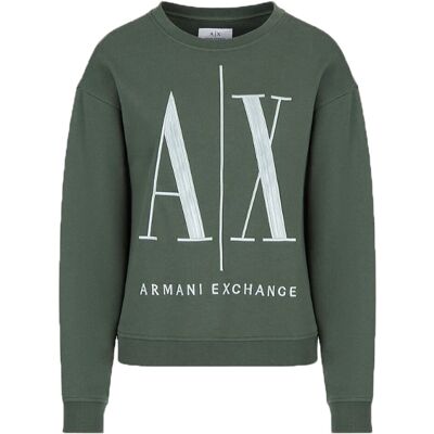 Armani Exchange Men's Sweatshirt Green S Armani Exchange Men's Sweatshirt Green S
