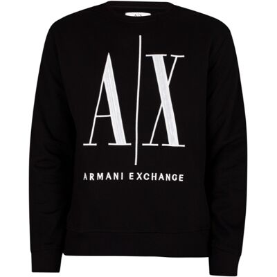 Armani Exchange Mann Sweatshirt Schwarz XL Armani Exchange Mann Sweatshirt Schwarz XL