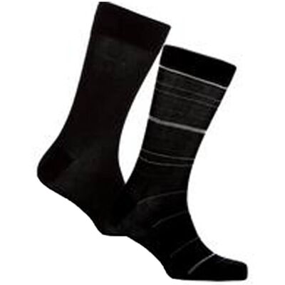 Boss Hugo Boss strømper str. 43-46 - Multi Stripes 2 stk. Boss Hugo Boss strømper str. 43-46 - Multi Stripes 2 stk.