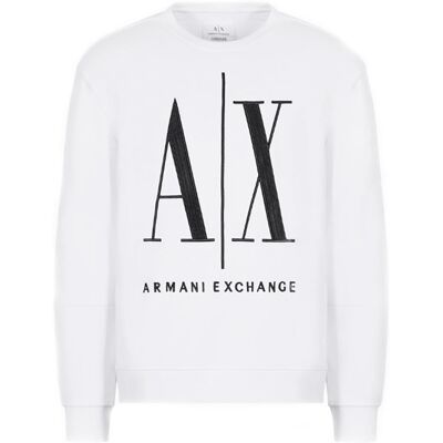 Armani Exchange Mann Sweatshirt Weiß L Armani Exchange Mann Sweatshirt Weiß L