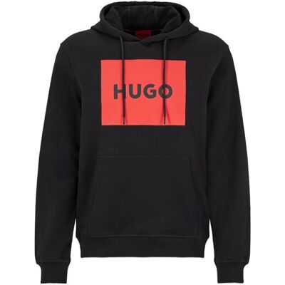 HUGO Schwarze Duratschi Sweatshirt für Männer - Casual, Baumwolle, Lange Ärmel HUGO Schwarze Duratschi Sweatshirt für Männer - Casual, Baumwolle, Lange Ärmel