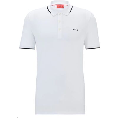 Hugo Boss Dinoso Polotrøje Hvid Str. XXL Hugo Boss Dinoso Polotrøje Hvid Str. XXL