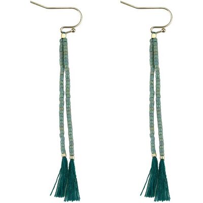 Everneed Nille Tassel Ohrringe - Dusty Jade Everneed Nille Tassel Ohrringe - Dusty Jade