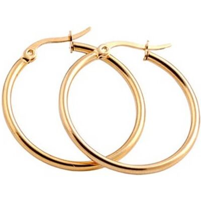 Everneed Mille - Goldene Creolen Ohrringe Klein Everneed Mille - Goldene Creolen Ohrringe Klein