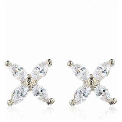 Everneed Cassie - kleine Kristallohrringe Gold (U) Everneed Cassie - kleine Kristallohrringe Gold (U)