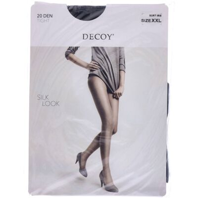 Decoy Silk Look (20 Den) Sort Iris XXL Decoy Silk Look (20 Den) Sort Iris XXL