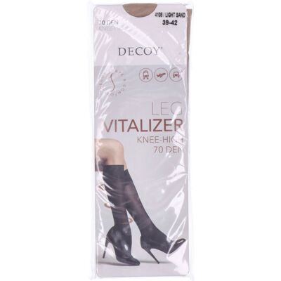 Decoy Leg Vitalizer Knee High (70 Den) Light Sand 39-42 Decoy Leg Vitalizer Knee High (70 Den) Light Sand 39-42