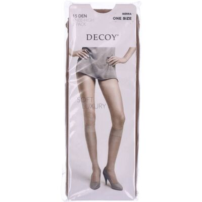 Decoy Silk Look (15 Den) Sierra 2-Pack Knee High One Size Decoy Silk Look (15 Den) Sierra 2-Pack Knee High One Size
