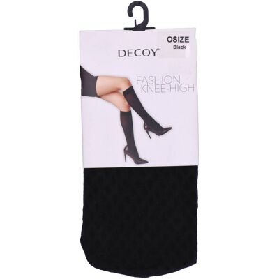 Decoy Fashion Knee-High One Size Black Decoy Fashion Knee-High One Size Black