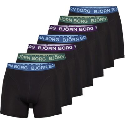 Björn Borg Cotton Stretch Shorts 7-pack Str. L 7 stk. Björn Borg Cotton Stretch Shorts 7-pack Str. L 7 stk.
