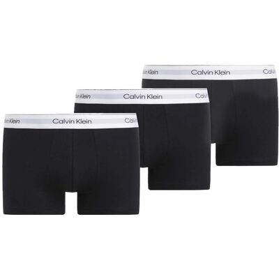 Calvin Klein Cotton Stretch Shorty Trunks 3-Pak Sort Str. L 3 stk. Calvin Klein Cotton Stretch Shorty Trunks 3-Pak Sort Str. L 3 stk.