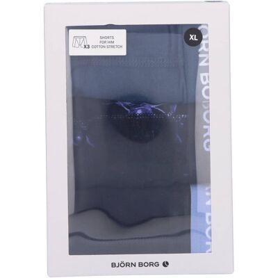 Björn Borg Cotton Stretch Shorts 3-Pack Str. XL 3 stk. Björn Borg Cotton Stretch Shorts 3-Pack Str. XL 3 stk.