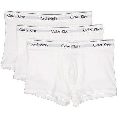 Calvin Klein Modern Cotton Extra-soft Cotton Stretch Trunk 3-Pack Hvid L Calvin Klein Modern Cotton Extra-soft Cotton Stretch Trunk 3-Pack Hvid L