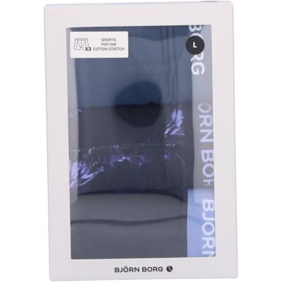 Björn Borg Cotton Stretch Shorts 3-Pack Str. L 3 stk. Björn Borg Cotton Stretch Shorts 3-Pack Str. L 3 stk.