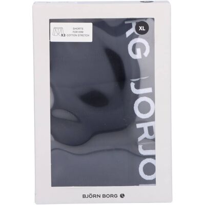 Björn Borg Cotton Stretch Shorts 3-Pack Sort Str. XL 3 stk. Björn Borg Cotton Stretch Shorts 3-Pack Sort Str. XL 3 stk.