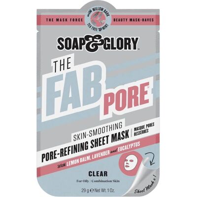 Soap And Glory Soap & Glory The Fab Pore Pore-Refining Sheet Mask 29 g Soap And Glory Soap & Glory The Fab Pore Pore-Refining Sheet Mask 29 g