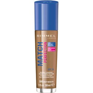 Rimmel Match Perfection SPF 15 506 Deep Noisette 30 ml Rimmel Match Perfection SPF 15 506 Deep Noisette 30 ml