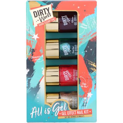 Dirty Works Gel Effect Nail Kit 9 ml Dirty Works Gel Effect Nail Kit 9 ml