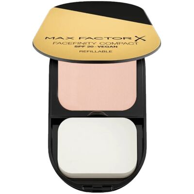 Max Factor Facefinity Nachfüllbares Kompakt-Make-up SPF20 - Wasserfest, Matt Max Factor Facefinity Nachfüllbares Kompakt-Make-up SPF20 - Wasserfest, Matt