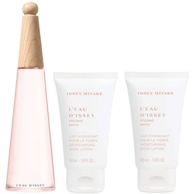 Issey Miyake L'Eau d'Issey für Frauen Pionen-Set (EdT 50ml + BL 2 x 50ml) Issey Miyake L'Eau d'Issey für Frauen Pionen-Set (EdT 50ml + BL 2 x 50ml)