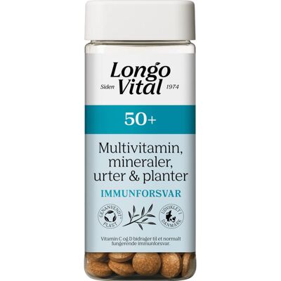 Longo Vital 50+ - Nahrungsergänzungsmittel mit Vitaminen & Mineralien Longo Vital 50+ - Nahrungsergänzungsmittel mit Vitaminen & Mineralien
