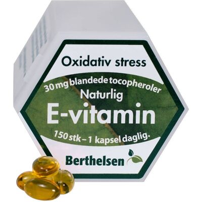 Berthelsen Natürliches Vitamin E 30 mg - Nahrungsergänzung Berthelsen Natürliches Vitamin E 30 mg - Nahrungsergänzung