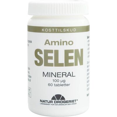 Natur Drogeriet Amino Selenium Mineral 60 stk. Natur Drogeriet Amino Selenium Mineral 60 stk.