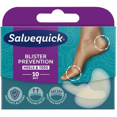 Salvequick Fußpflege Mix - Blister Prevention 10 Stück - Fußpflege Salvequick Fußpflege Mix - Blister Prevention 10 Stück - Fußpflege