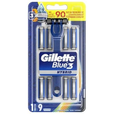 Gillette Blue 3 Hybrid 9 stk. Gillette Blue 3 Hybrid 9 stk.