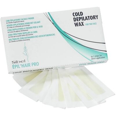 Sibel Cold Depilatory Wachsstreifen für das Gesicht Ref. 7411301 6 stk. Sibel Cold Depilatory Wachsstreifen für das Gesicht Ref. 7411301 6 stk.