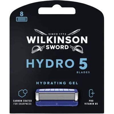 Wilkinson Sword Hydro 5 Skin Protection Razor Blade Refills 8 stk. Wilkinson Sword Hydro 5 Skin Protection Razor Blade Refills 8 stk.