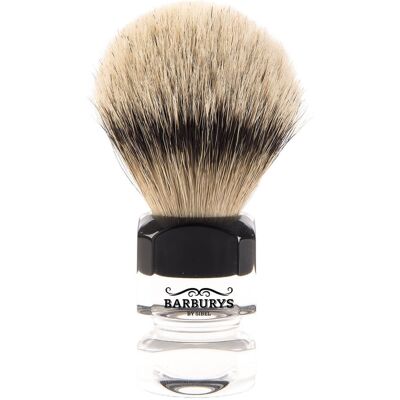 Barburys Shaving Brush - Silver Diamond Barburys Shaving Brush - Silver Diamond