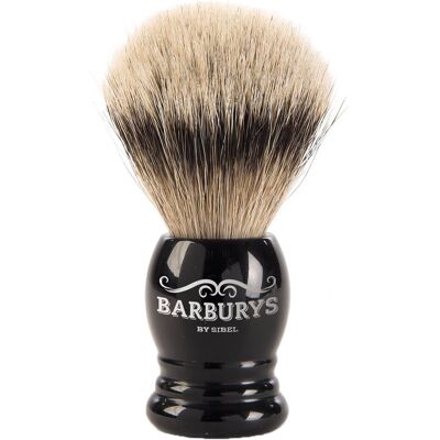 Barburys Shaving Brush - Silver Gloss Barburys Shaving Brush - Silver Gloss