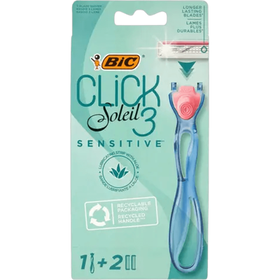 BIC - Soleil Click Sensitive - 2er Klingen - Female - Rasiergerät BIC - Soleil Click Sensitive - 2er Klingen - Female - Rasiergerät