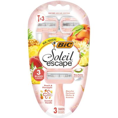Bic Soleil Escape 3 Peach & Pineapple 3 stk. Bic Soleil Escape 3 Peach & Pineapple 3 stk.