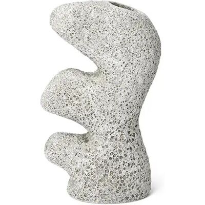 Ferm Living Yara Vase, Klein - Organisches Design, Grau Bims Ferm Living Yara Vase, Klein - Organisches Design, Grau Bims