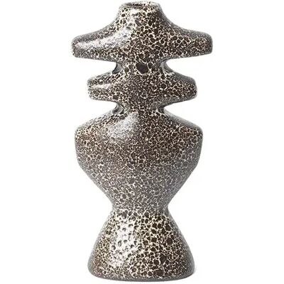ferm LIVING Yara Kerzenhalter Groß - Erdtöne, Keramik, 19,5cm - Kerzenhalter ferm LIVING Yara Kerzenhalter Groß - Erdtöne, Keramik, 19,5cm - Kerzenhalter