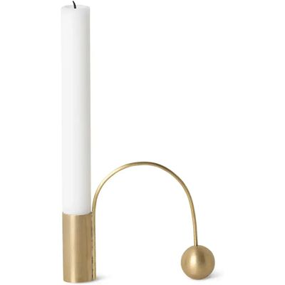 Ferm LIVING Balance Kerzenhalter – Schwarz – Messing – Elegantes Design Ferm LIVING Balance Kerzenhalter – Schwarz – Messing – Elegantes Design