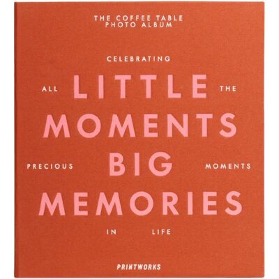 Printworks, Fotoalbum - Little Moments Big Memories, Orange Printworks, Fotoalbum - Little Moments Big Memories, Orange