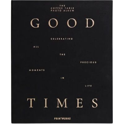 Printworks, Fotoalbum- Good Times, Black Printworks, Fotoalbum- Good Times, Black