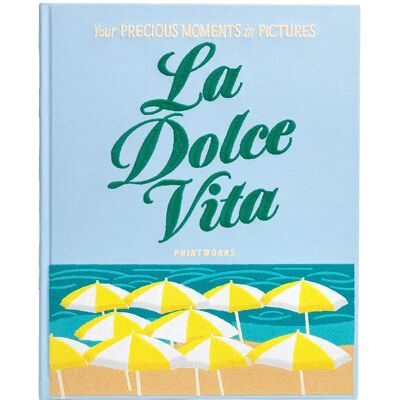 Printworks, Embroidered Photo Album - Dolce Vita Printworks, Embroidered Photo Album - Dolce Vita