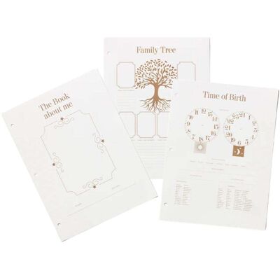Printworks, Baby Album Insert Paper - My First Year Printworks, Baby Album Insert Paper - My First Year
