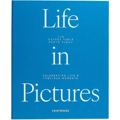 Printworks, Fotoalbum- Life in Pictures, Blue Printworks, Fotoalbum- Life in Pictures, Blue