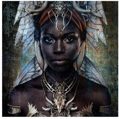 Artwood, THE GIRL FROM NUBA Fototafel - 150x150, Plexiglas Artwood, THE GIRL FROM NUBA Fototafel - 150x150, Plexiglas