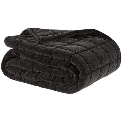Artwood, Posh Tagesdecke 160X260 cm Gewaschen Schwarz Artwood, Posh Tagesdecke 160X260 cm Gewaschen Schwarz